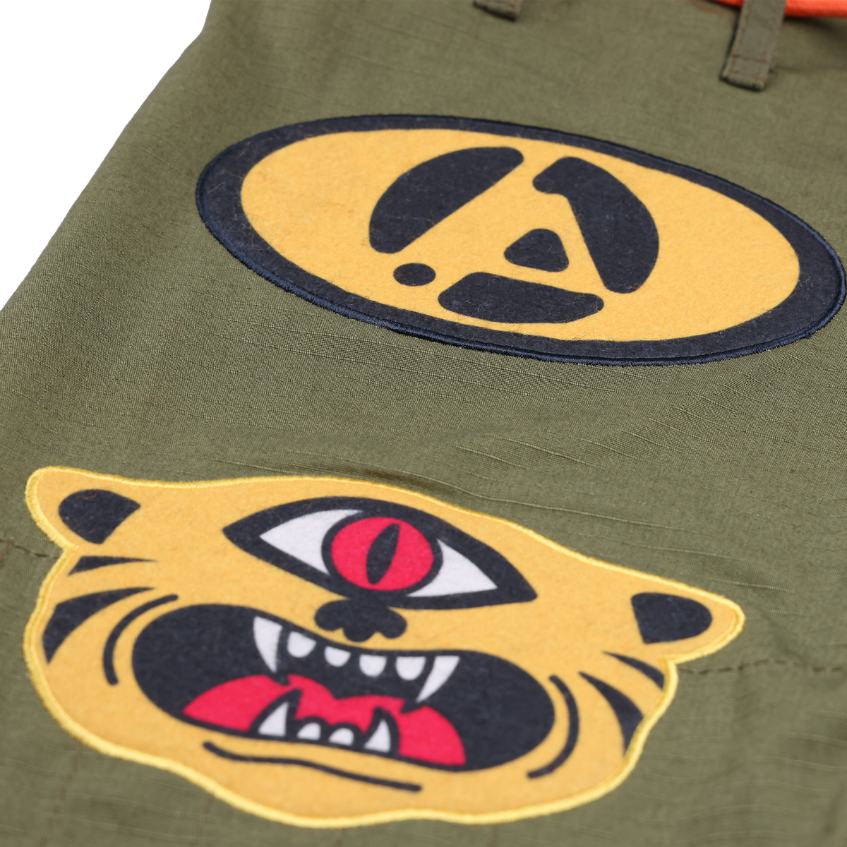 Linkin Park x Jasper Wong Reversible Jiu Jitsu Kimono hand-stitched patch detail 1