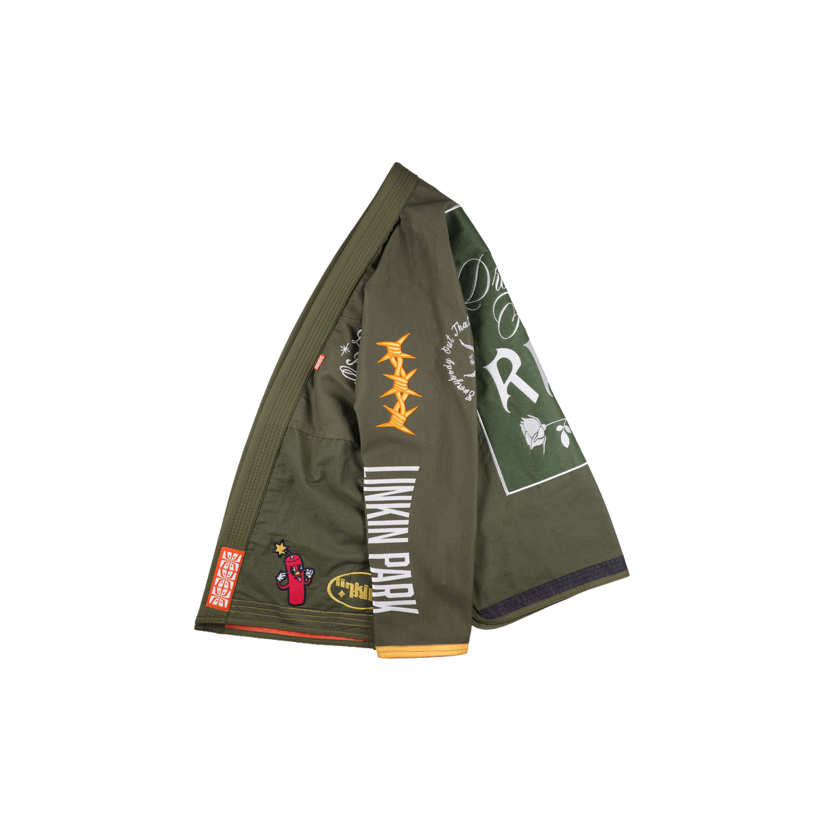 Linkin Park x Jasper Wong Reversible Jiu Jitsu Kimono side view, opposite side