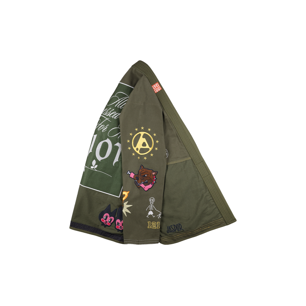 Linkin Park x Jasper Wong Reversible Jiu Jitsu Kimono side view