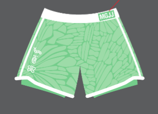 ADULT SHORT Kaleidoscope - MALACHITE