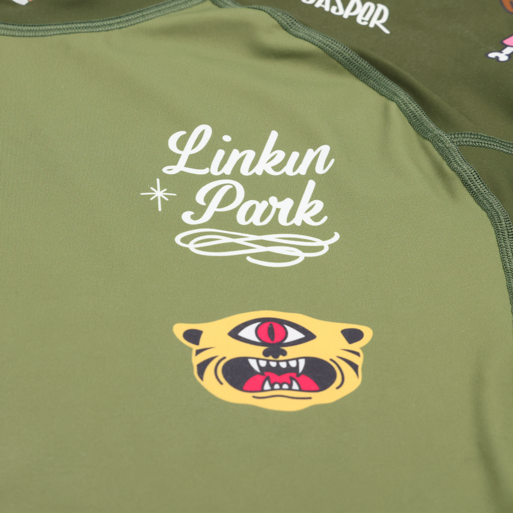 Linkin Park x Jasper Wong No Gi Rashguard print detail 3