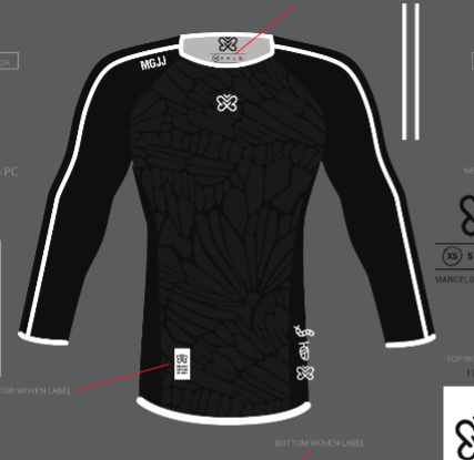 YOUTH RG LS Kaleidoscope - BLACK
