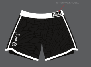 ADULT SHORT Kaleidoscope - BLACK
