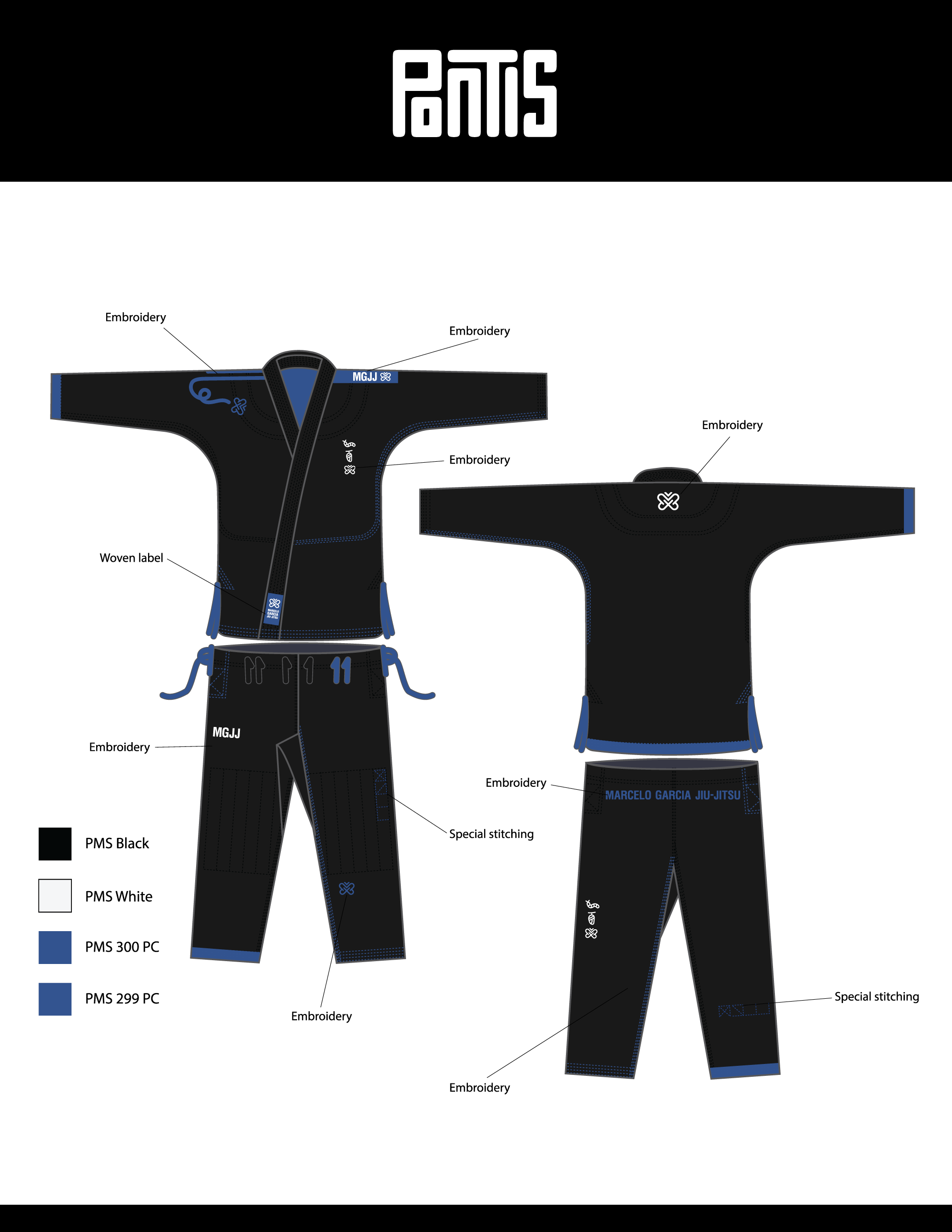 MGJJ Kimono - Black
